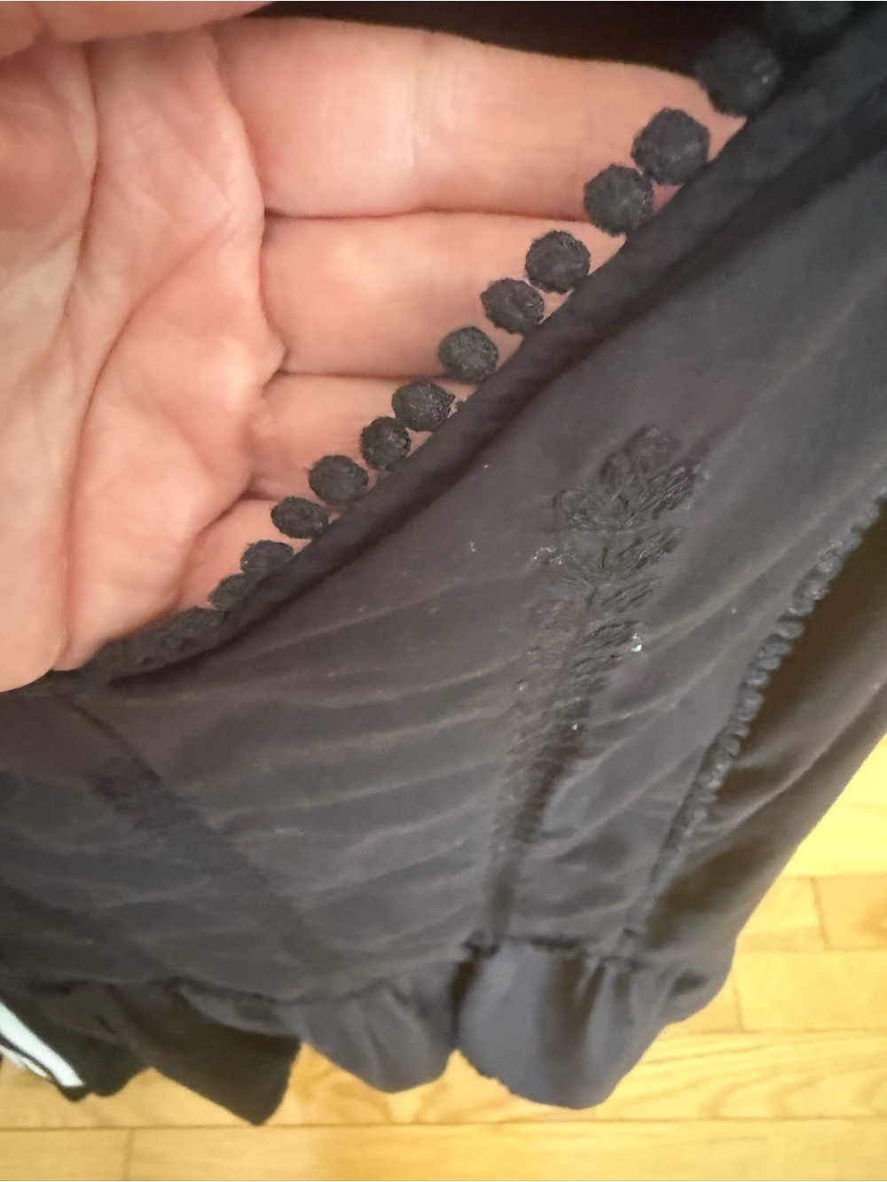 H&M Logge Black Spaghetti-Strap Mini Dress - Picture 4 of 5